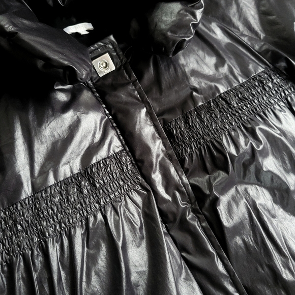 Chloe Kids Trendy Shiny Puffer Coat Size 10 - Picture 7 of 11